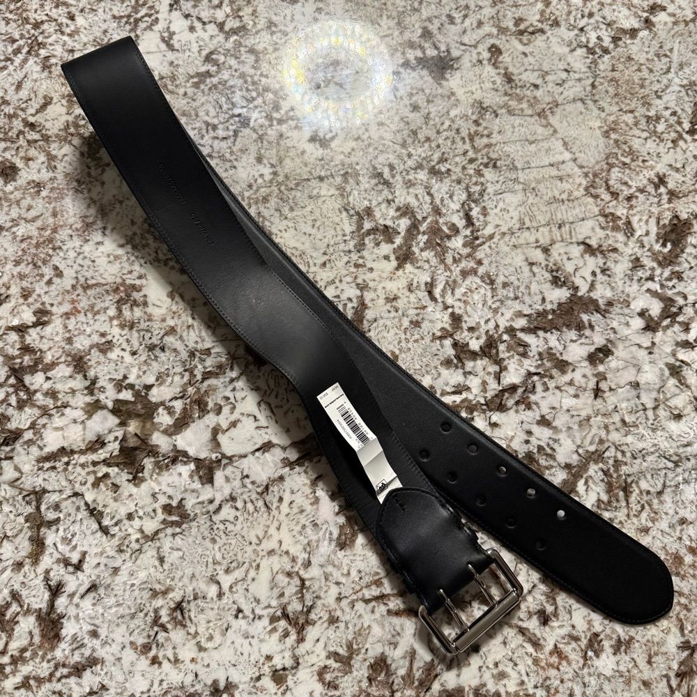 Ralph Lauren Black Leather Belt – Men’s | Made In Italy | XL | New With Tag - Picture 13 of 17
